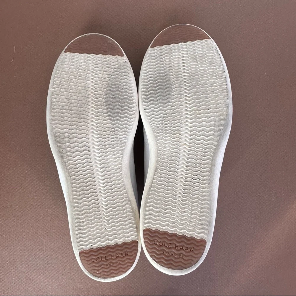 Cole Haan Men’s Grand Crosscourt II White Leather Sneakers C26515 - Size 10M - Picture 5 of 10